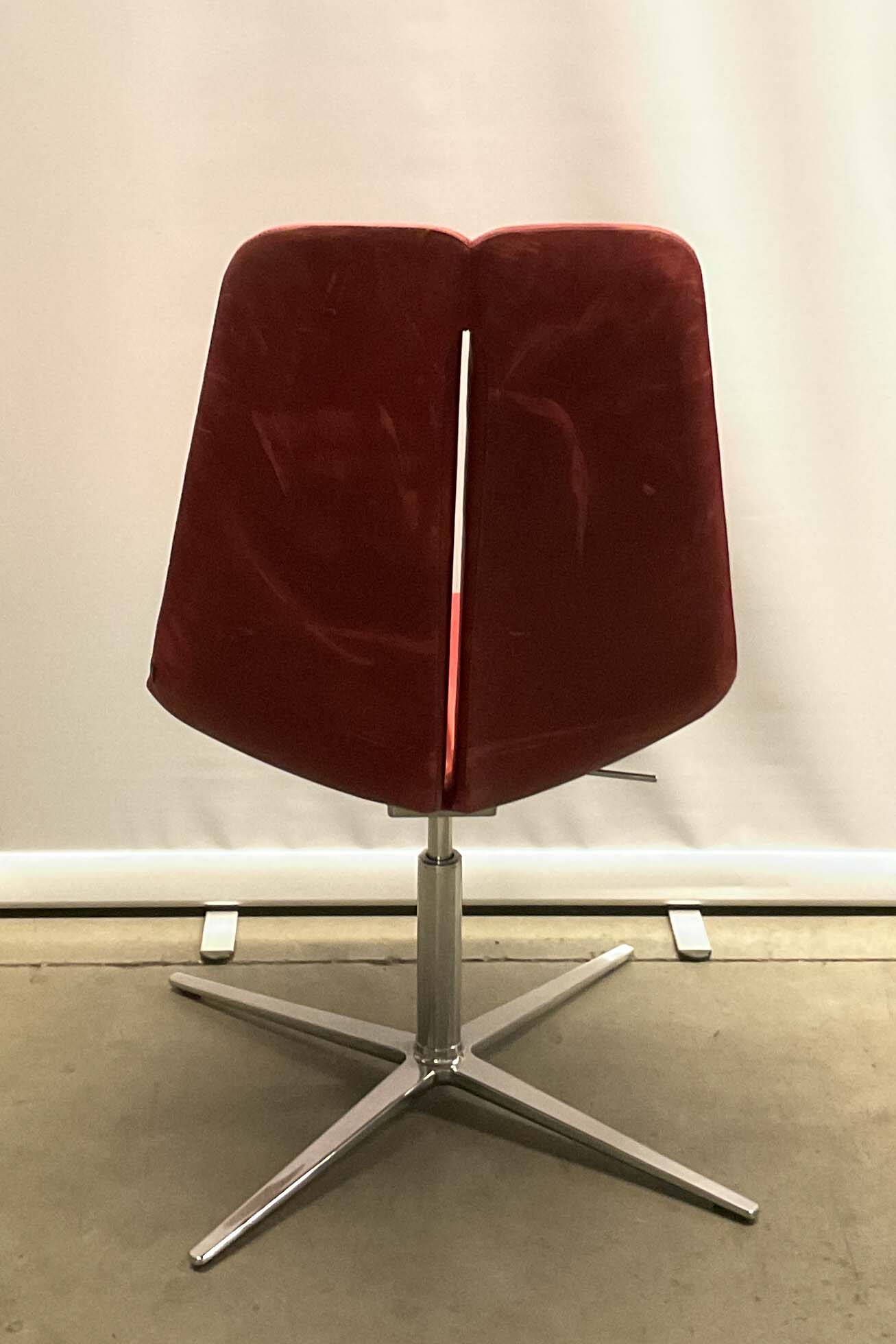 Wagner W-Lounge Chair chrom/rot #317