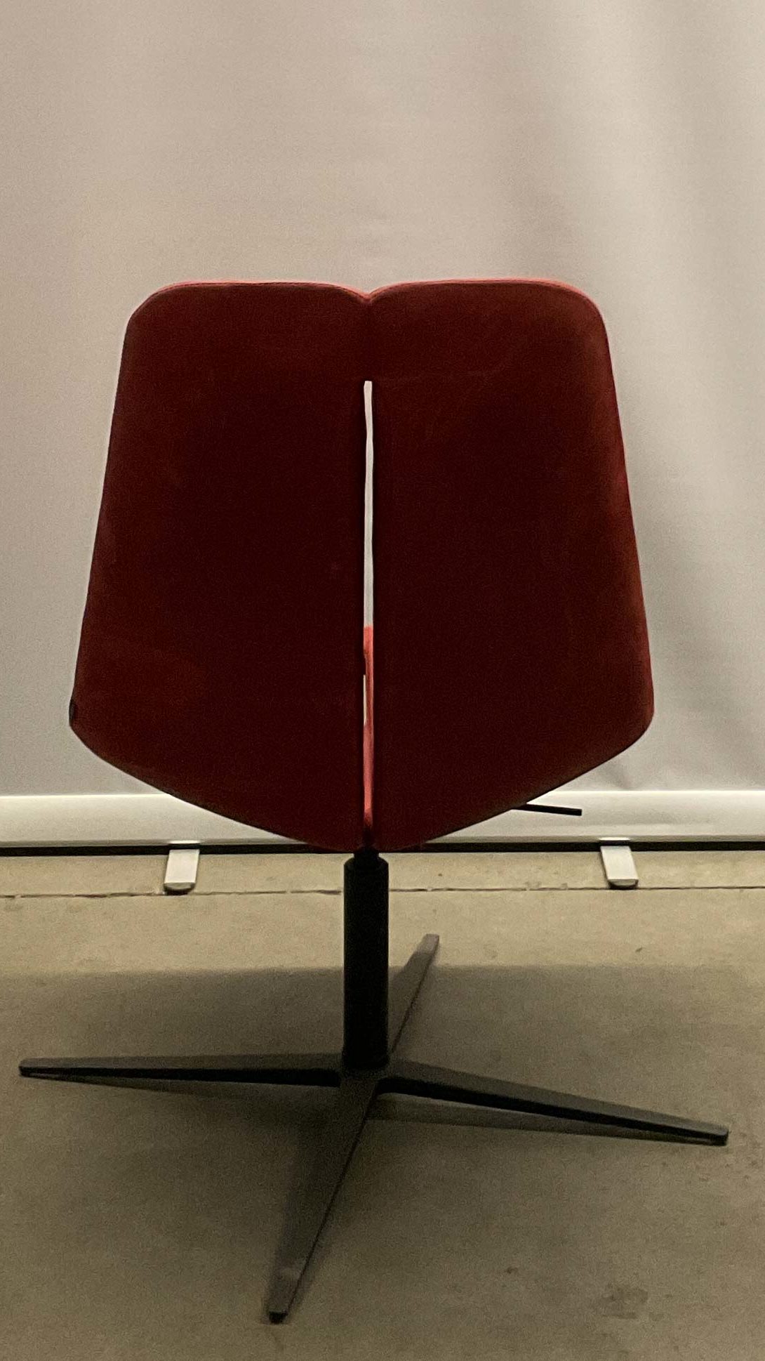 Wagner W-Lounge Chair schwarz/rot #319