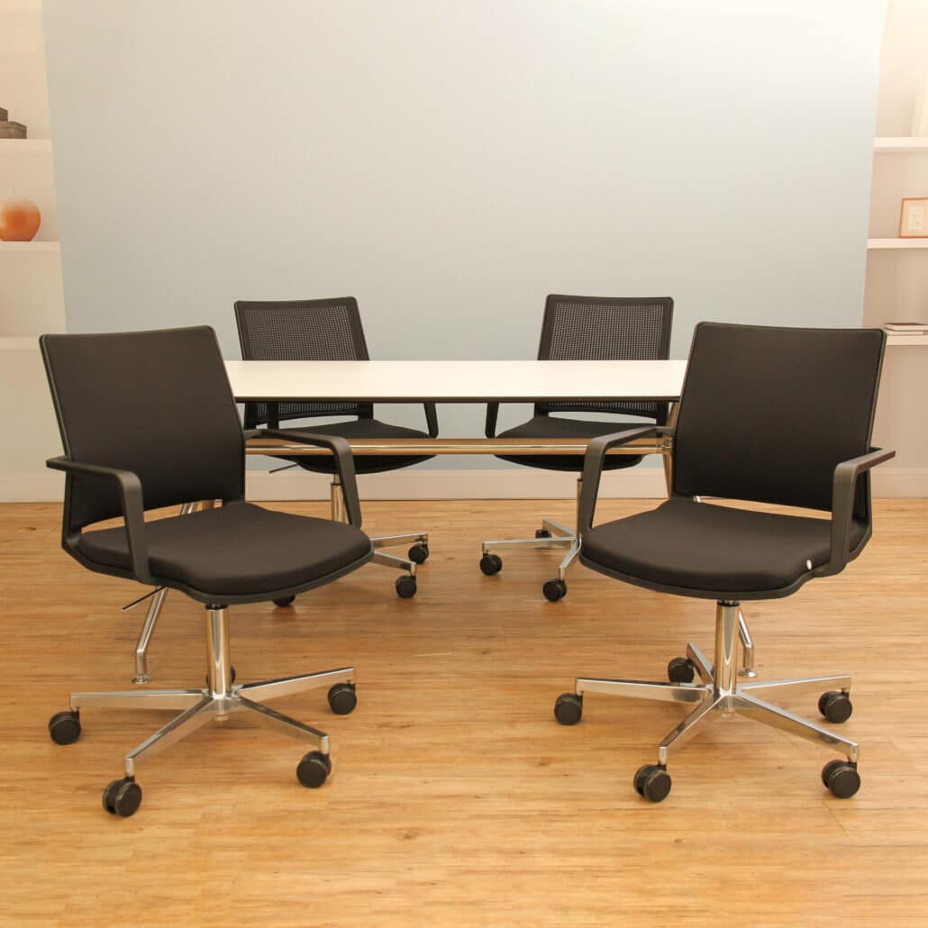 Wagner D1 Office mit Armlehne 5-Fuss schwarz