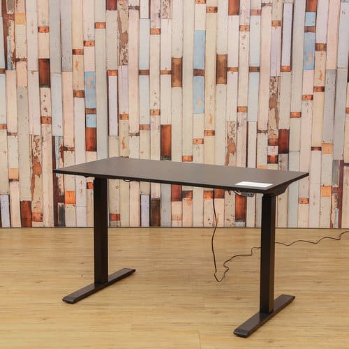 E-Table Smart 120x60cm, Gestell schwarz, Platte schwarz online bestellen
