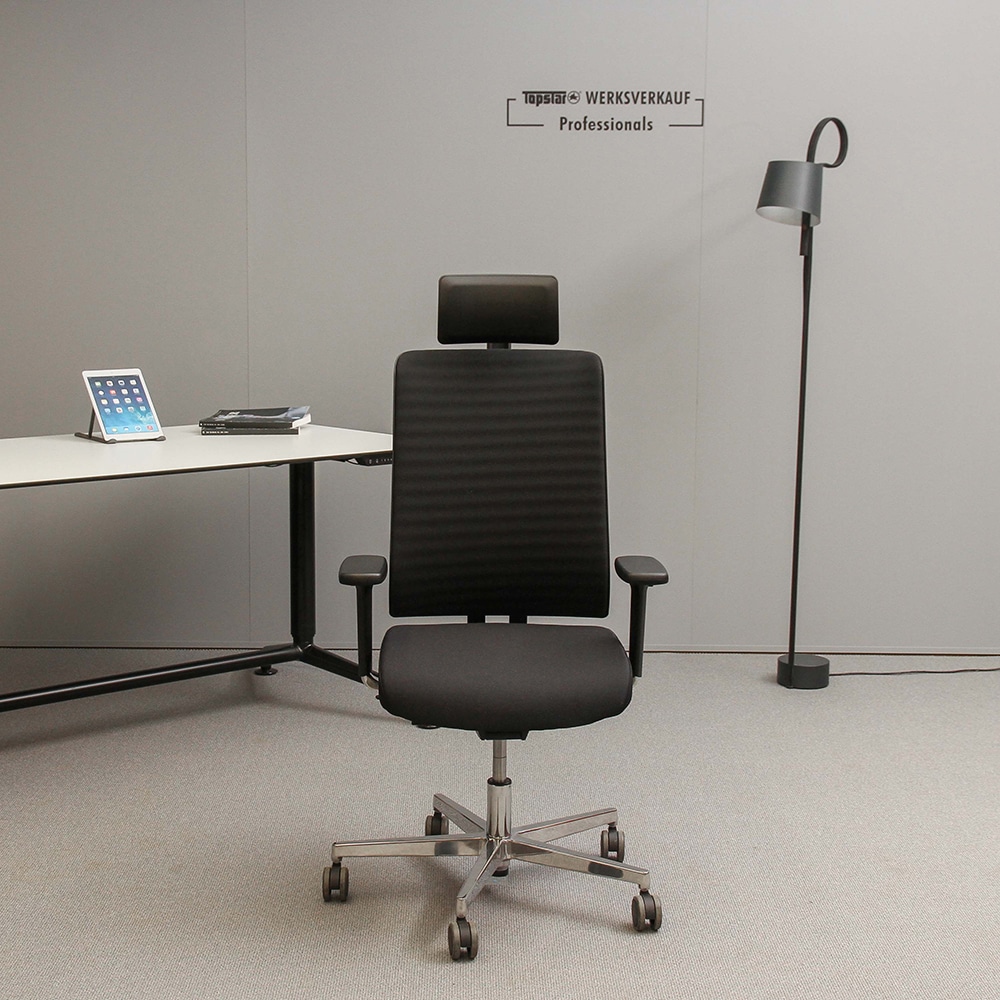 Profi Home Chair inkl. Armlehnen und Hartbodenrollen poliert/schwarz online bestellen