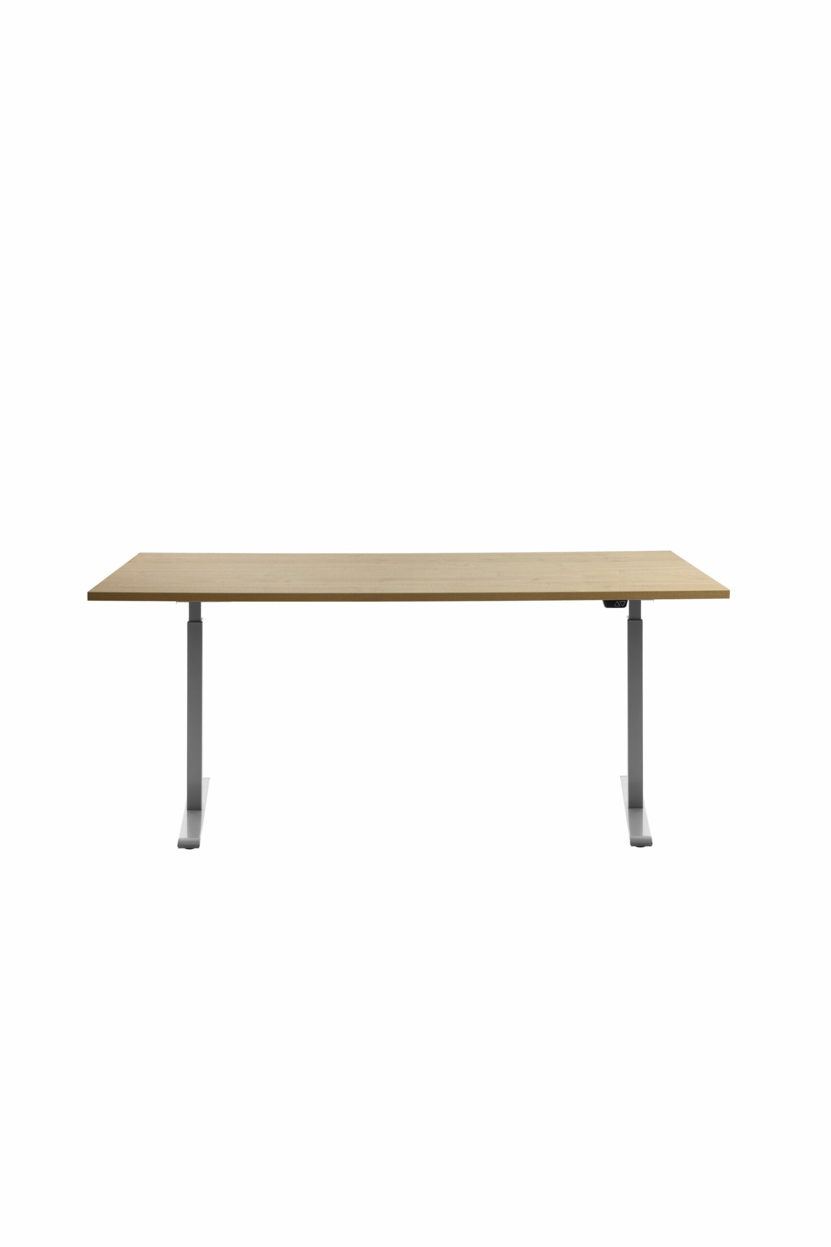 E-Table Smart 180x80 cm - Gestell grau - Platte Ahorn online bestellen