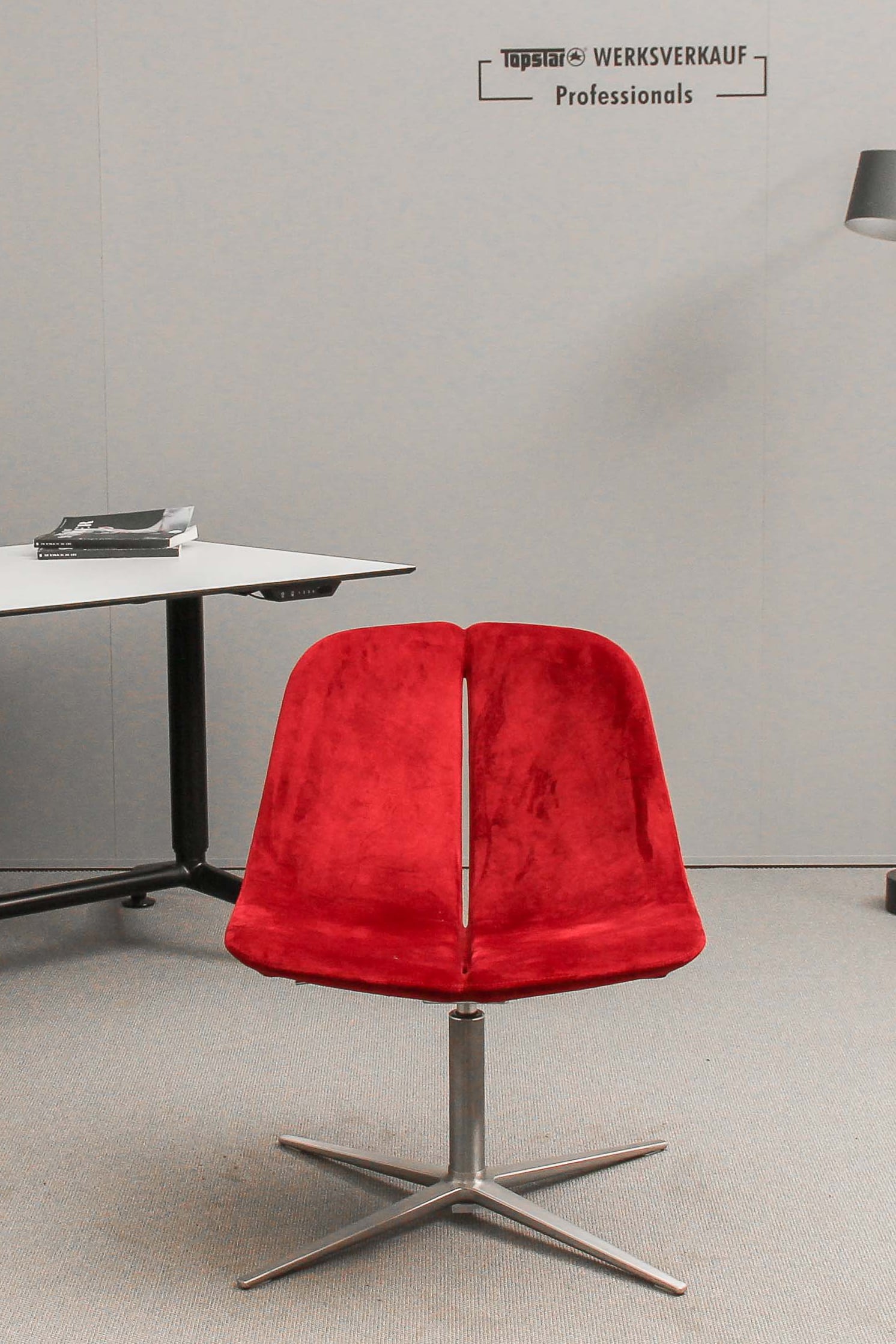 Wagner W-Lounge Chair 1 4-Fuß poliert, weinrot online bestellen