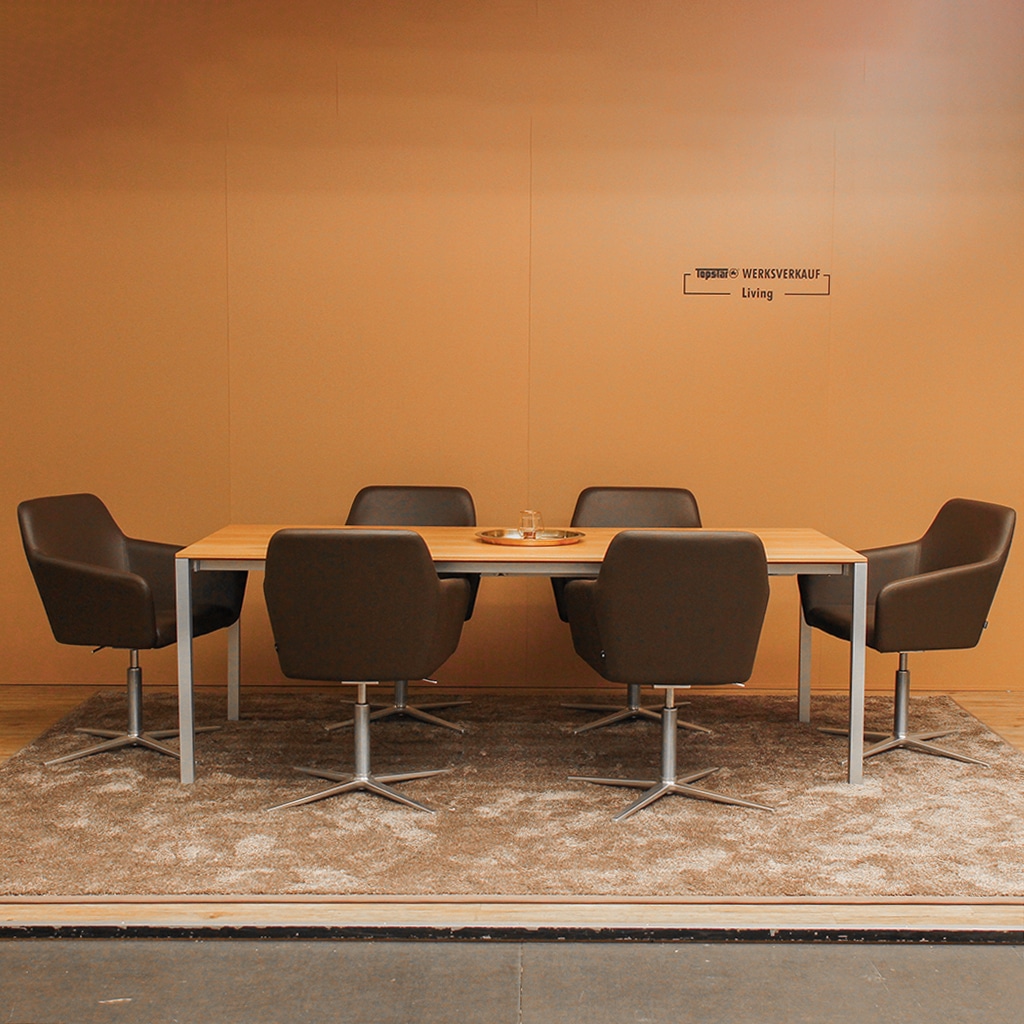 6er-Set Pendola 20 glatt interior matt/ Leder Coffee online bestellen