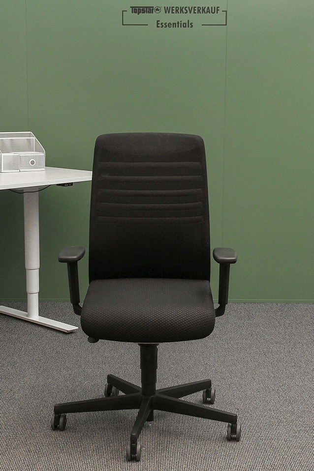 Bürostuhl Lady Sitness mit Armlehne TW1 poliert/ schwarz-schwarz online bestellen