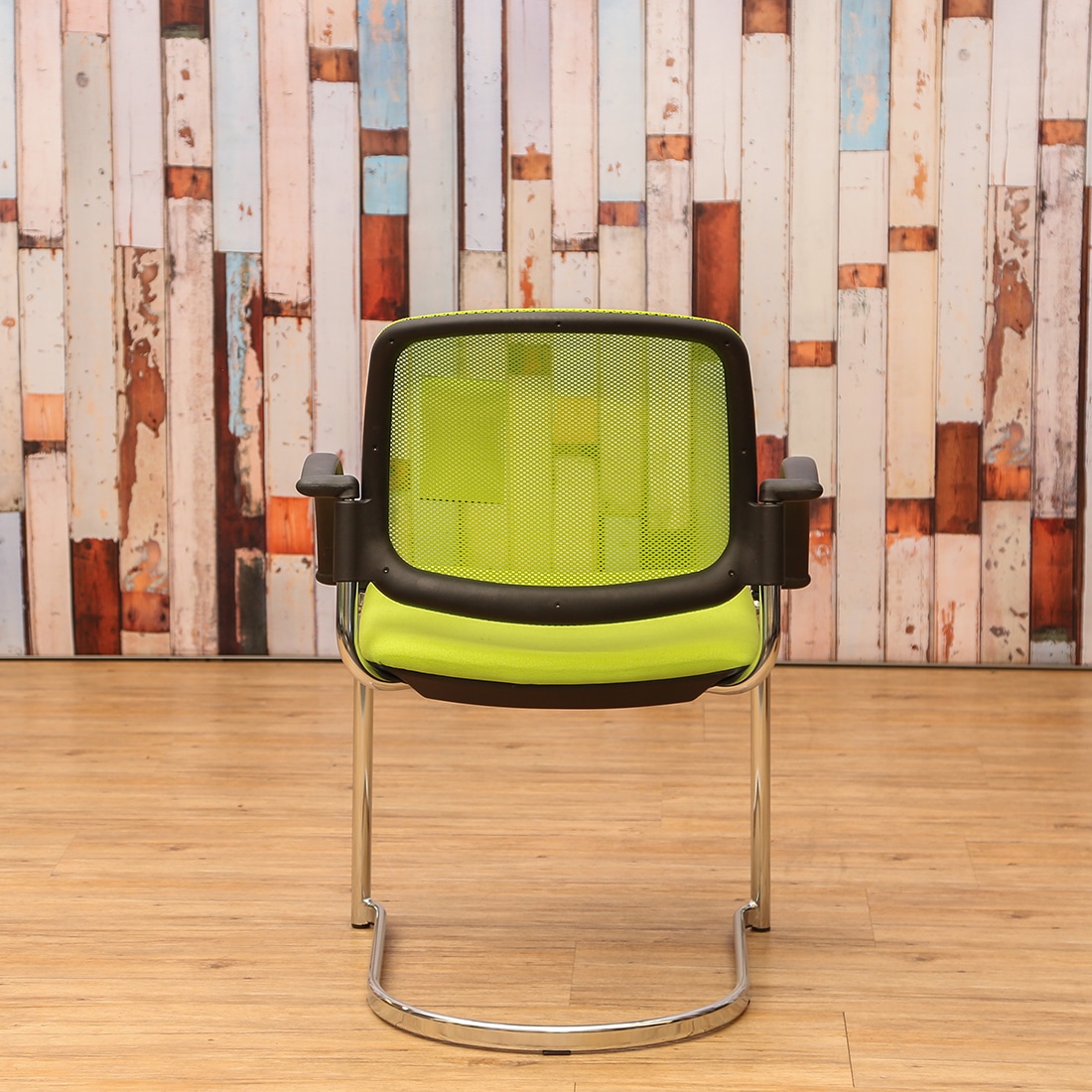 Open Chair 30 mit AL chrom/grün