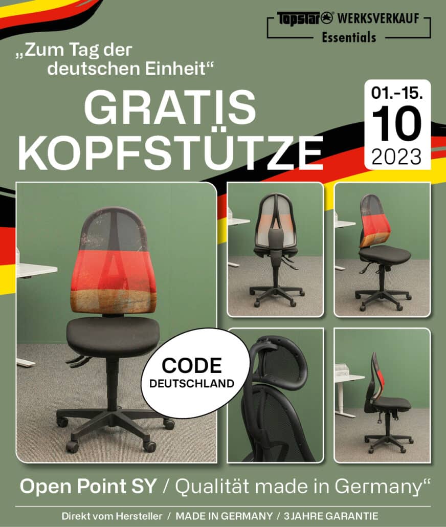 Gratis Kopfstütze für Deutschlandmodell