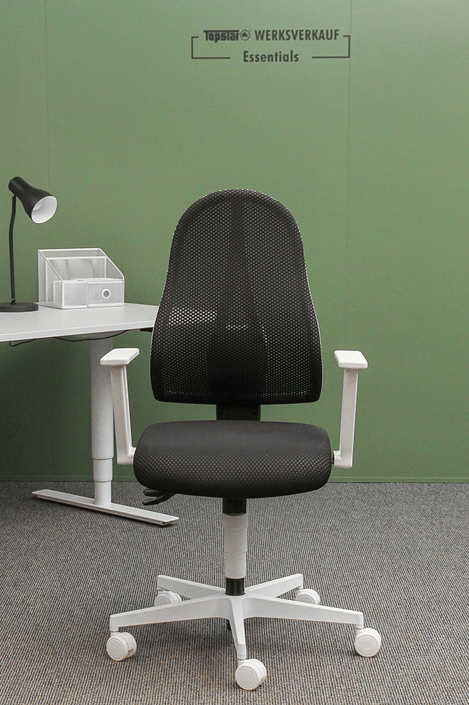 3D-Chair Style mit Armlehnen schwarz