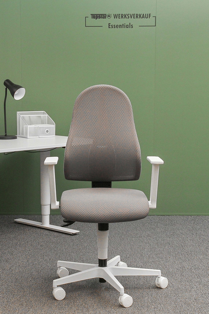 3D-Chair Style mit Armlehnen dunkelgrau