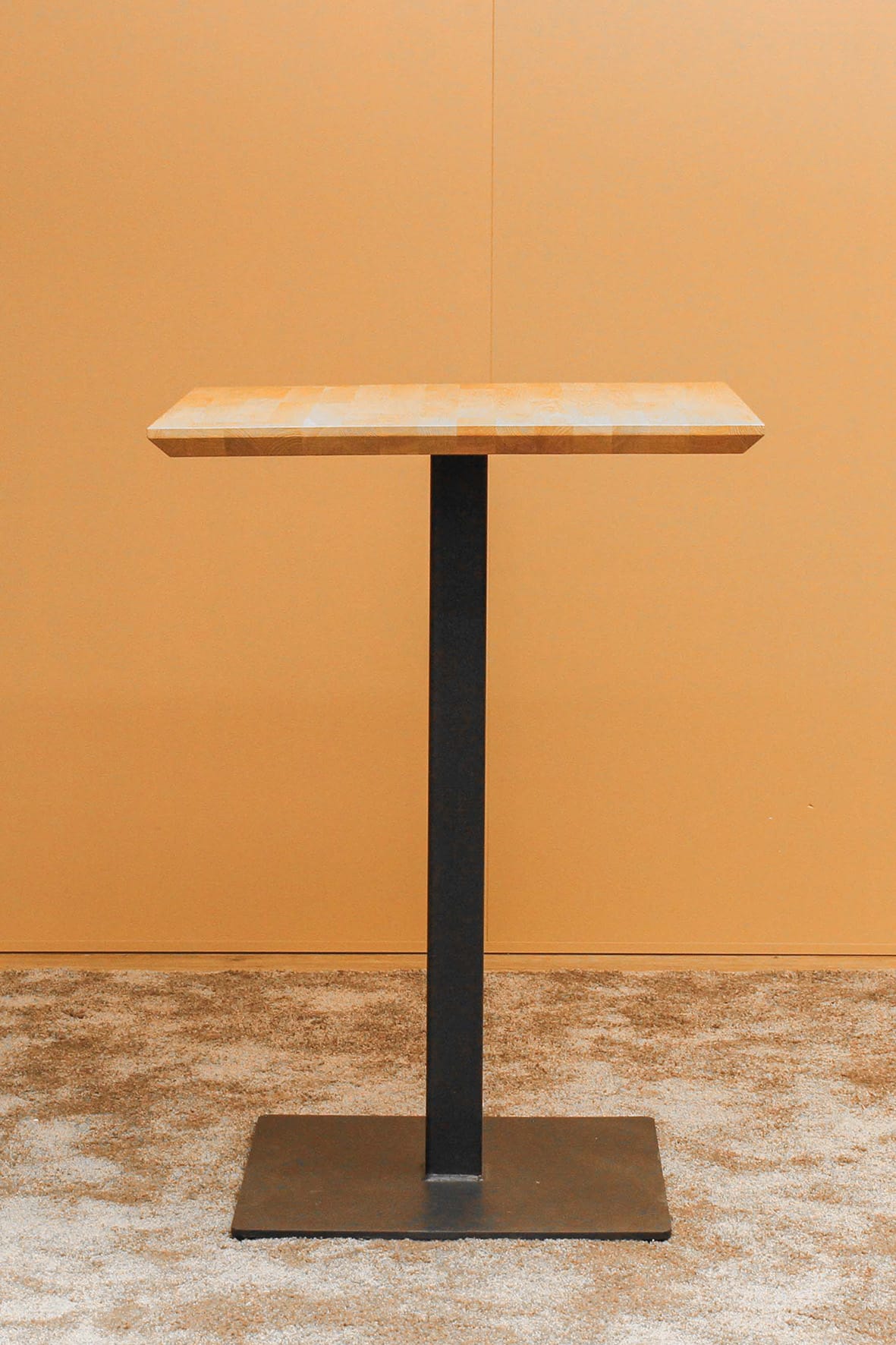 Sitness Urban Tisch Dublin hoch 80 x 80 cm schwarz/Asteiche