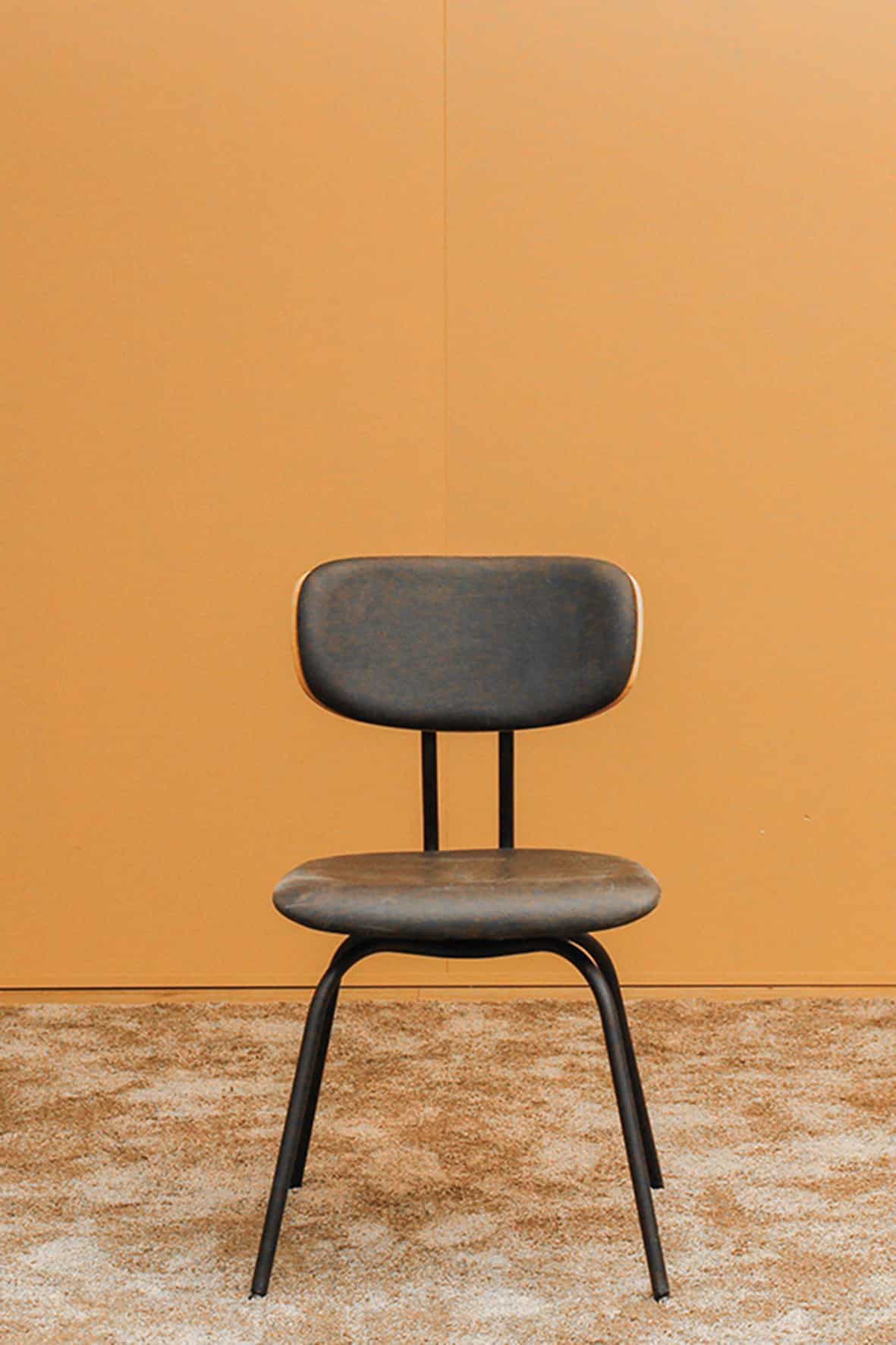 Wagner W-1970 Chair S 4-Fuß schwarz/Leder schwarz