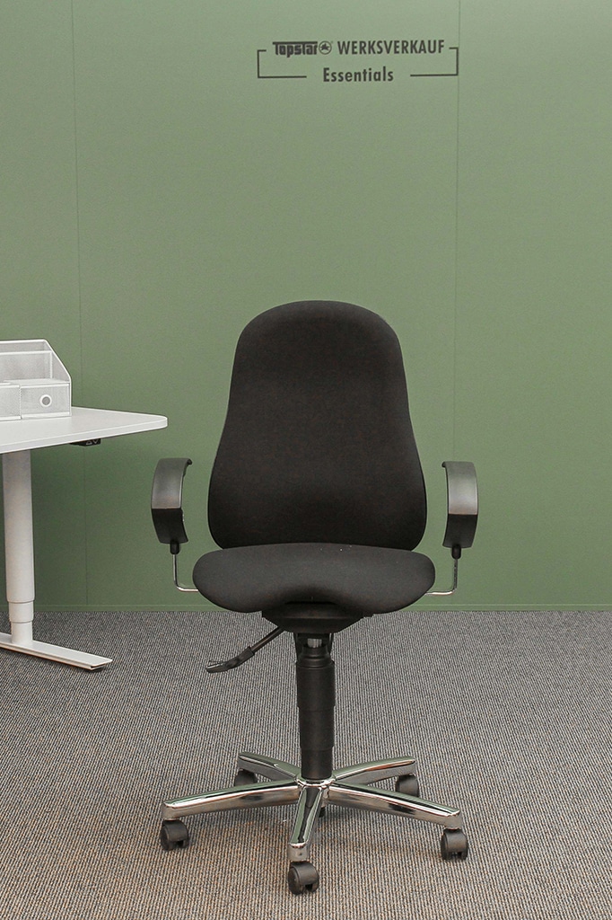 Sitness 10 schwarz mit Armlehnen