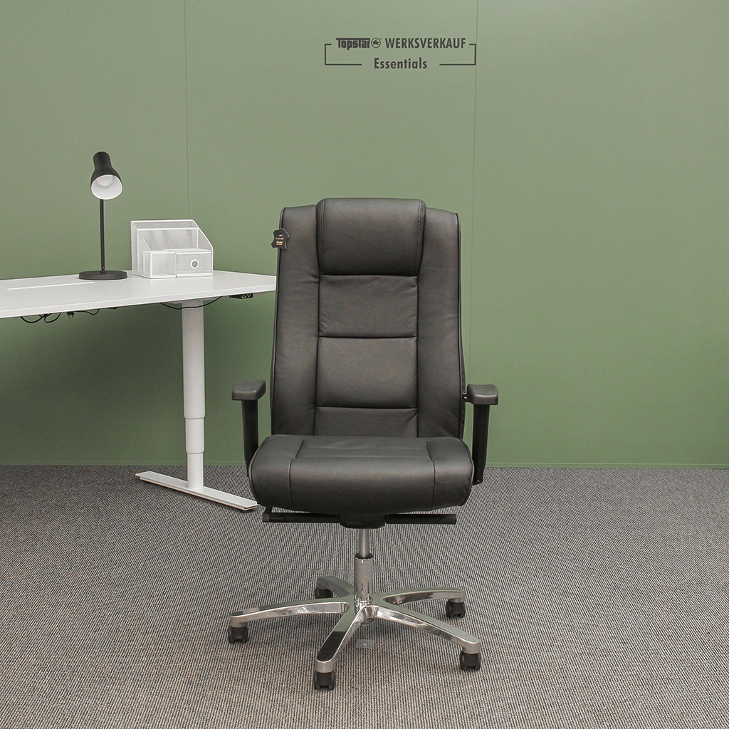 Sitness Director 800 Echtleder schwarz/chrom SK739TA80 Sitness Director 800 Echtleder schwarz/chrom SK739TA80