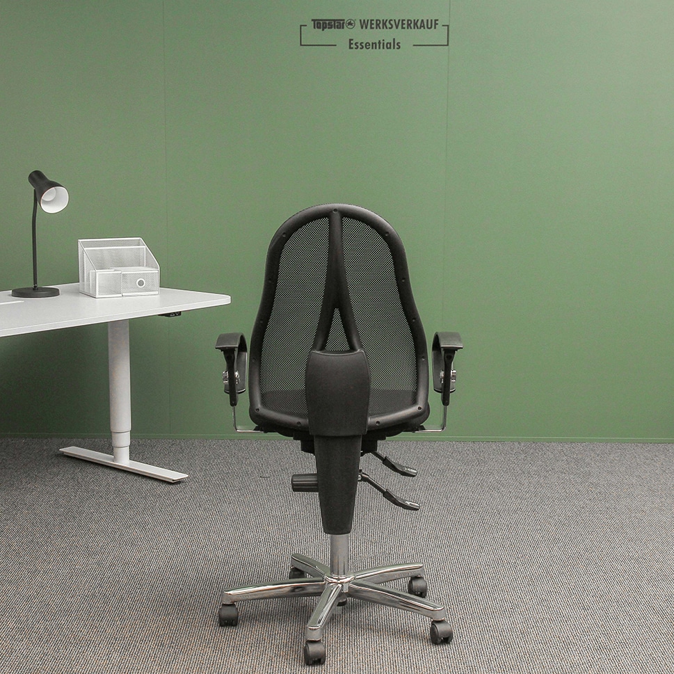 Sitness 15 Armlehnen U2 schwarz mit Hartbodenrollen Sitness 15 Armlehnen U2 schwarz mit Hartbodenrollen