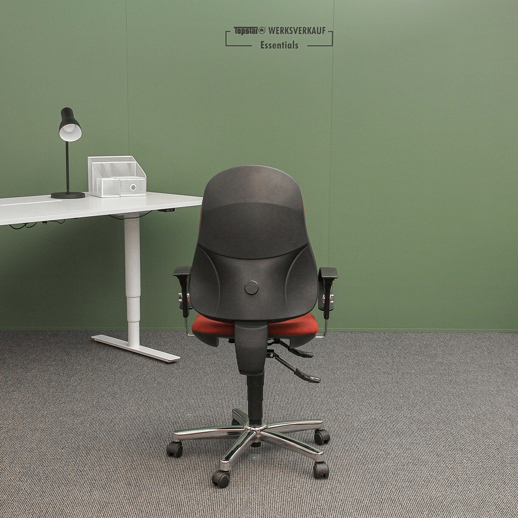 Support SY mit Armlehnen chrom/bordeaux Support SY mit Armlehnen chrom/bordeaux