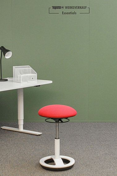 Sitness Bob weiß/neon rot