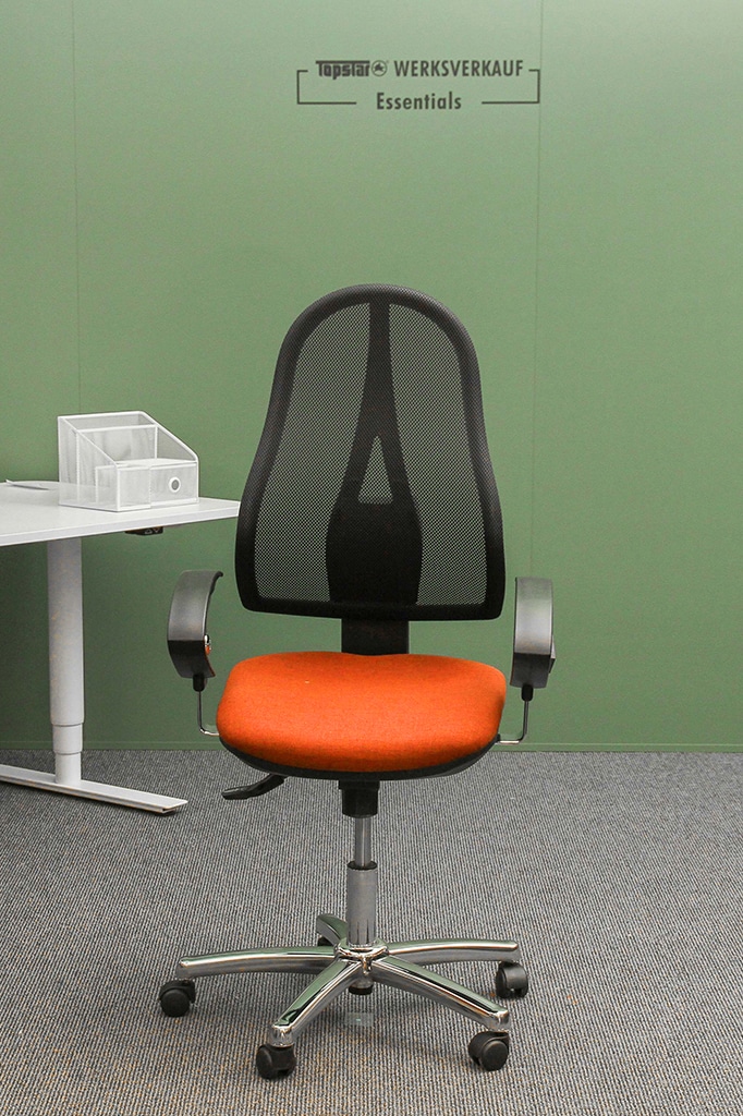 Open Point SY mit Armlehnen chrom/orange