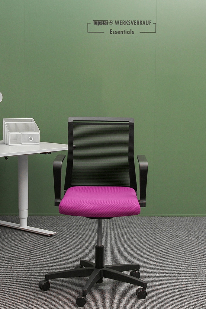 Sitness Smart Point mit Armlehnen schwarz/violett