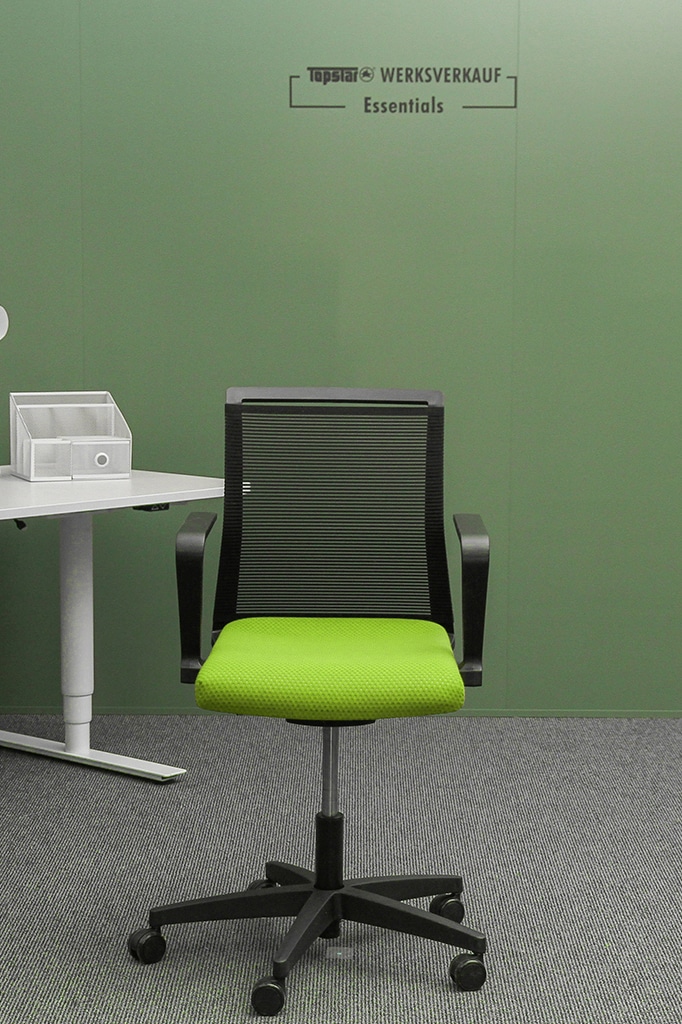 Sitness Smart Point mit Armlehnen schwarz/grün