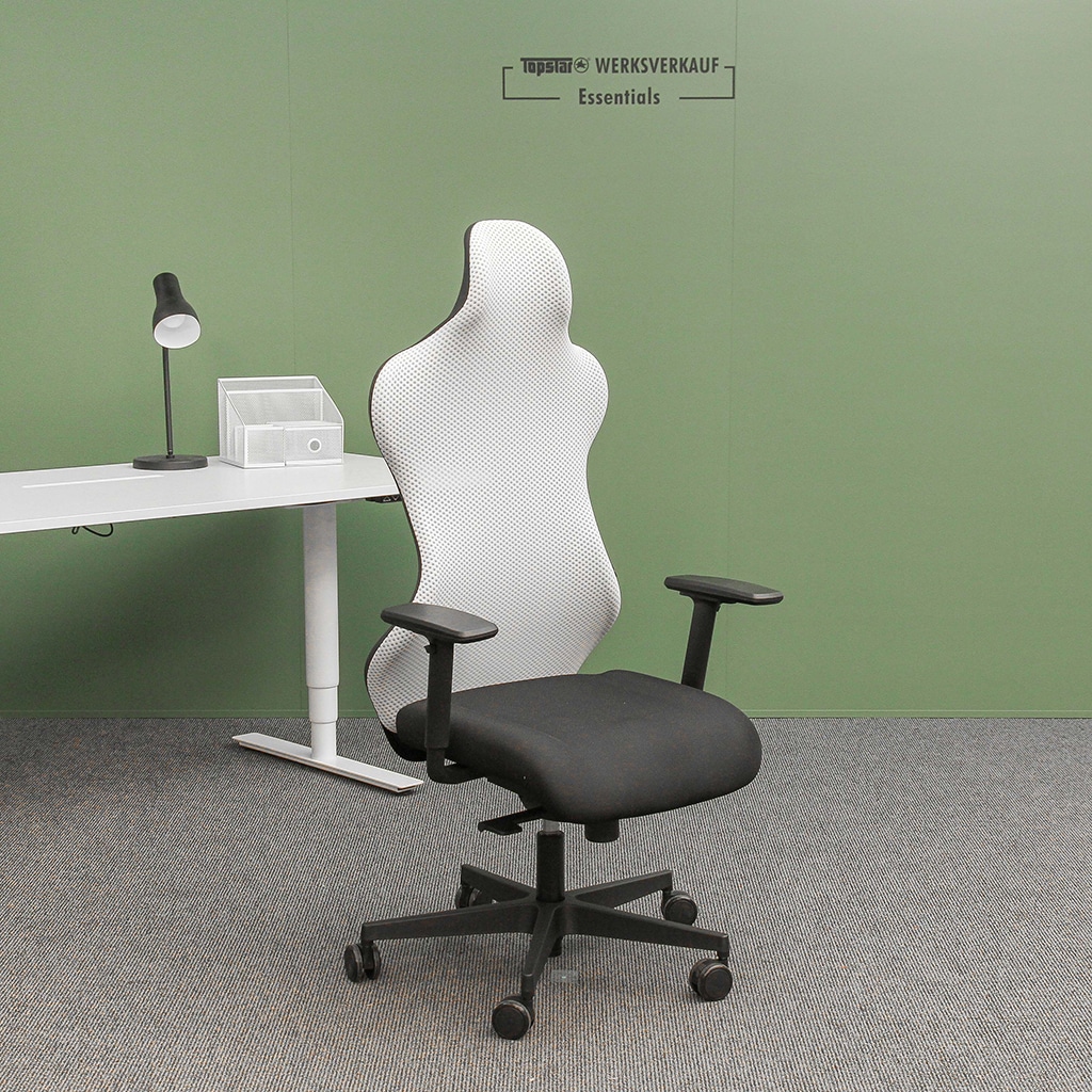 Sitness RS Sport mit Armlehnen schwarz/weiß Sitness RS Sport mit Armlehnen schwarz/weiß