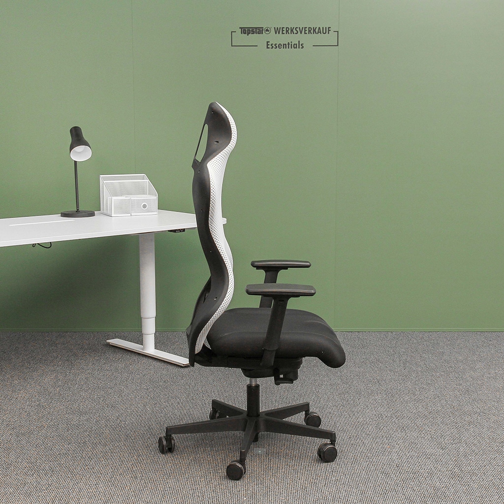 Sitness RS Sport mit Armlehnen schwarz/weiß Sitness RS Sport mit Armlehnen schwarz/weiß