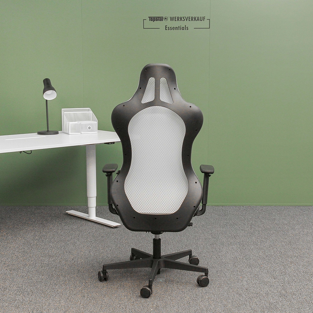 Sitness RS Sport mit Armlehnen schwarz/weiß Sitness RS Sport mit Armlehnen schwarz/weiß