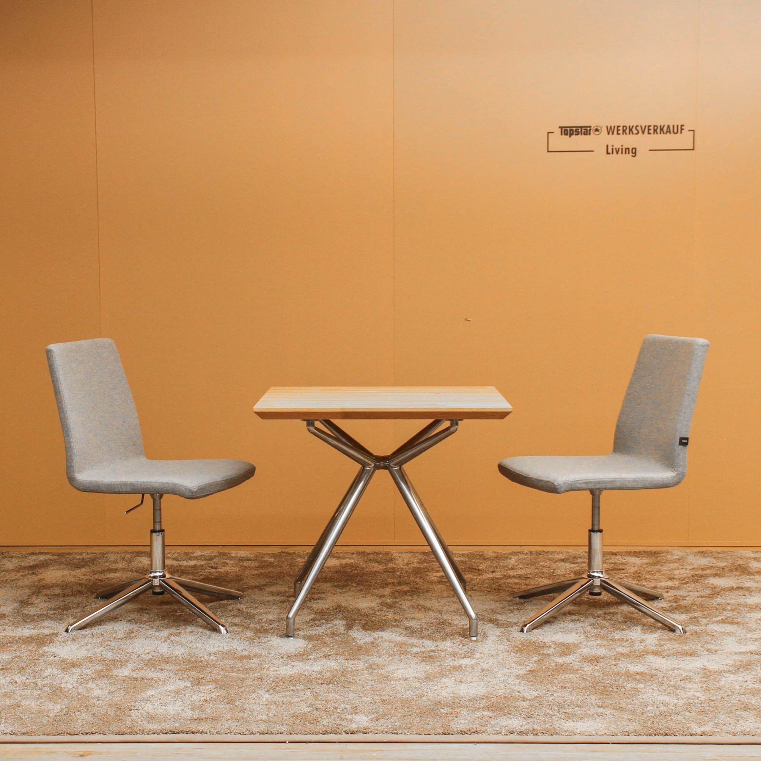 Cube 4-Fuß chrom/grau EA290L53 Cube 4-Fuß chrom/grau EA290L53