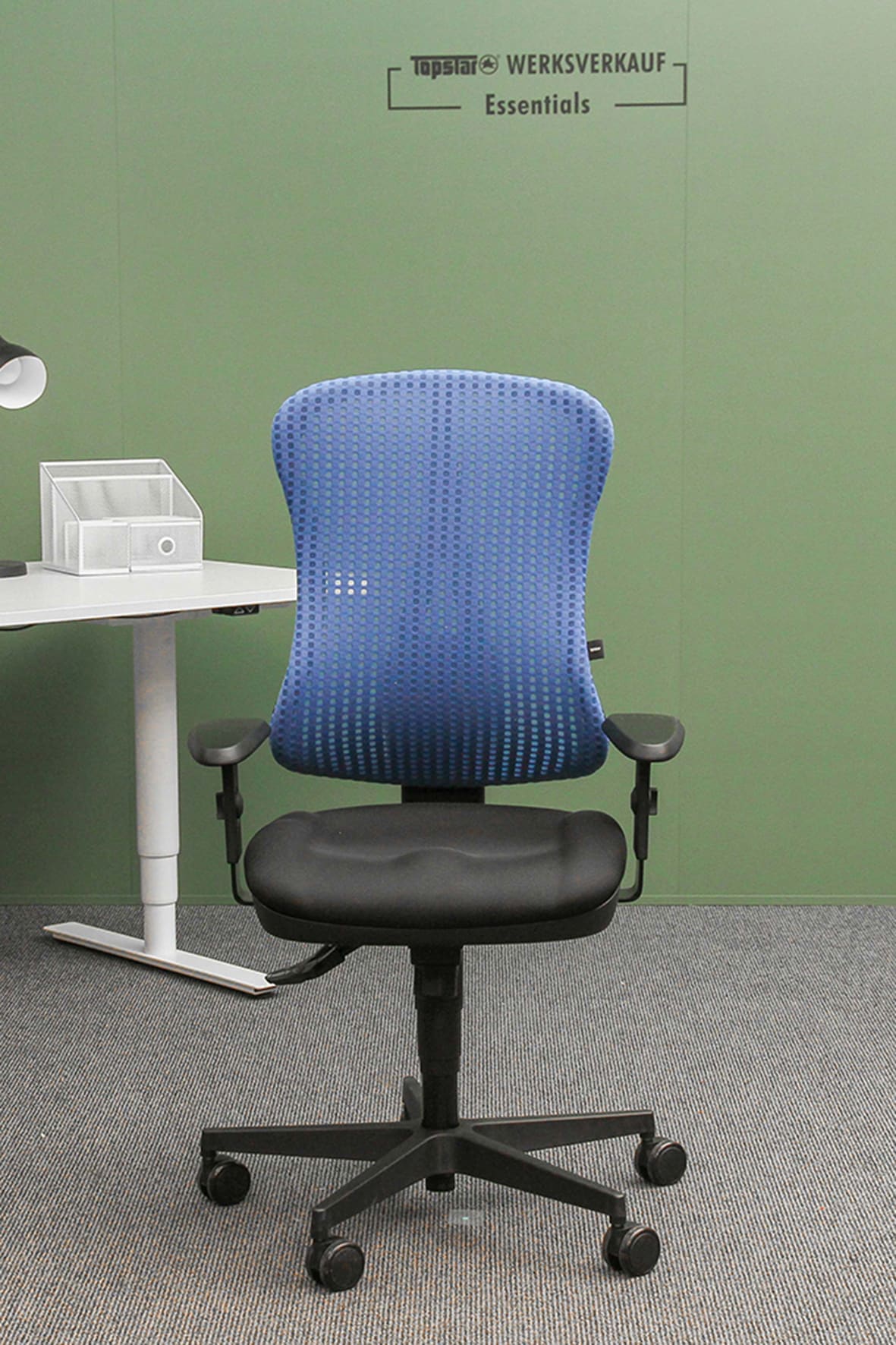 Head Point SY mit Armlehnen schwarz/dunkelblau