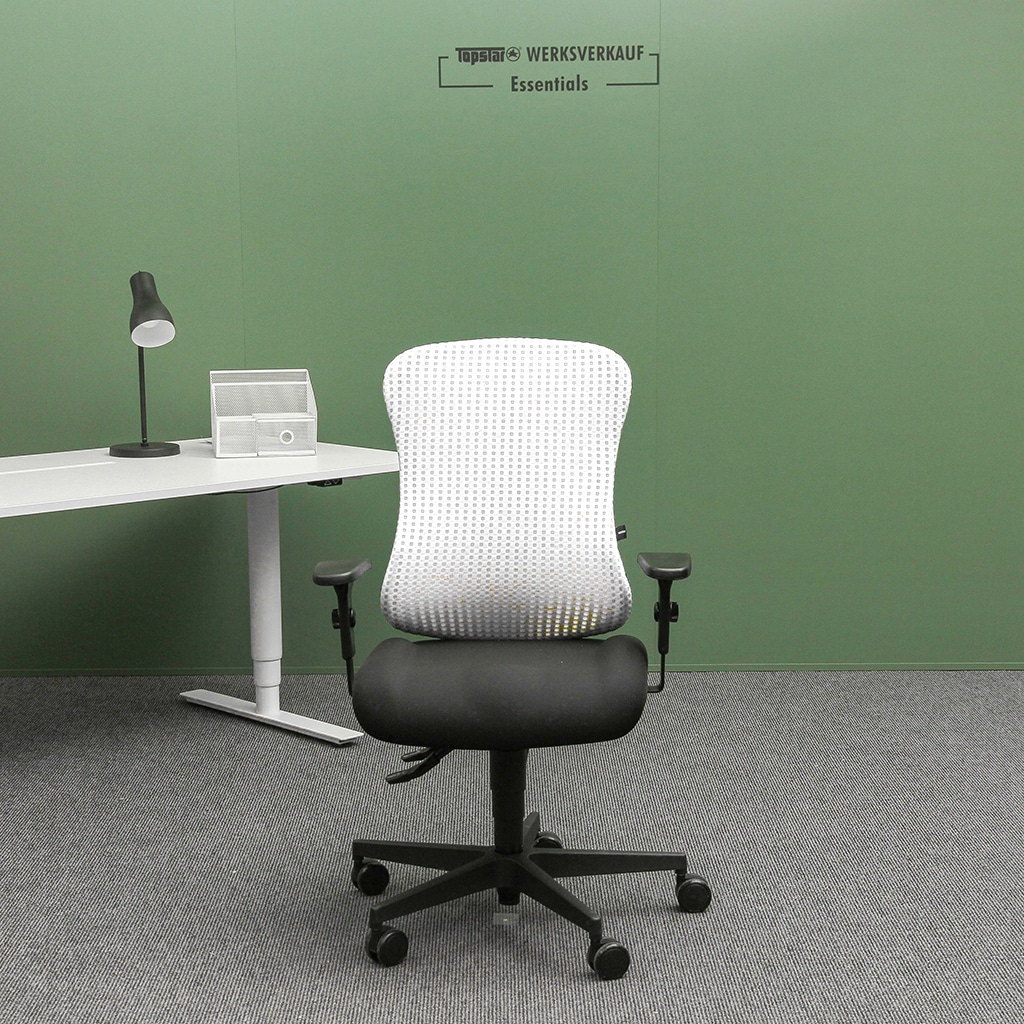 Sitness 90 P mit Armlehnen P4 schwarz-weiß Sitness 90 P mit Armlehnen P4 schwarz-weiß