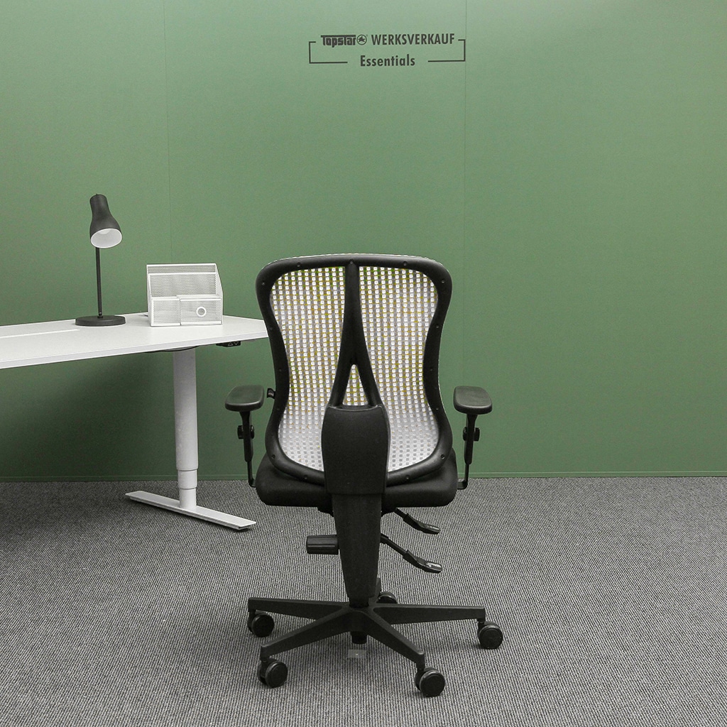 Sitness 90 P mit Armlehnen P4 schwarz-weiß Sitness 90 P mit Armlehnen P4 schwarz-weiß