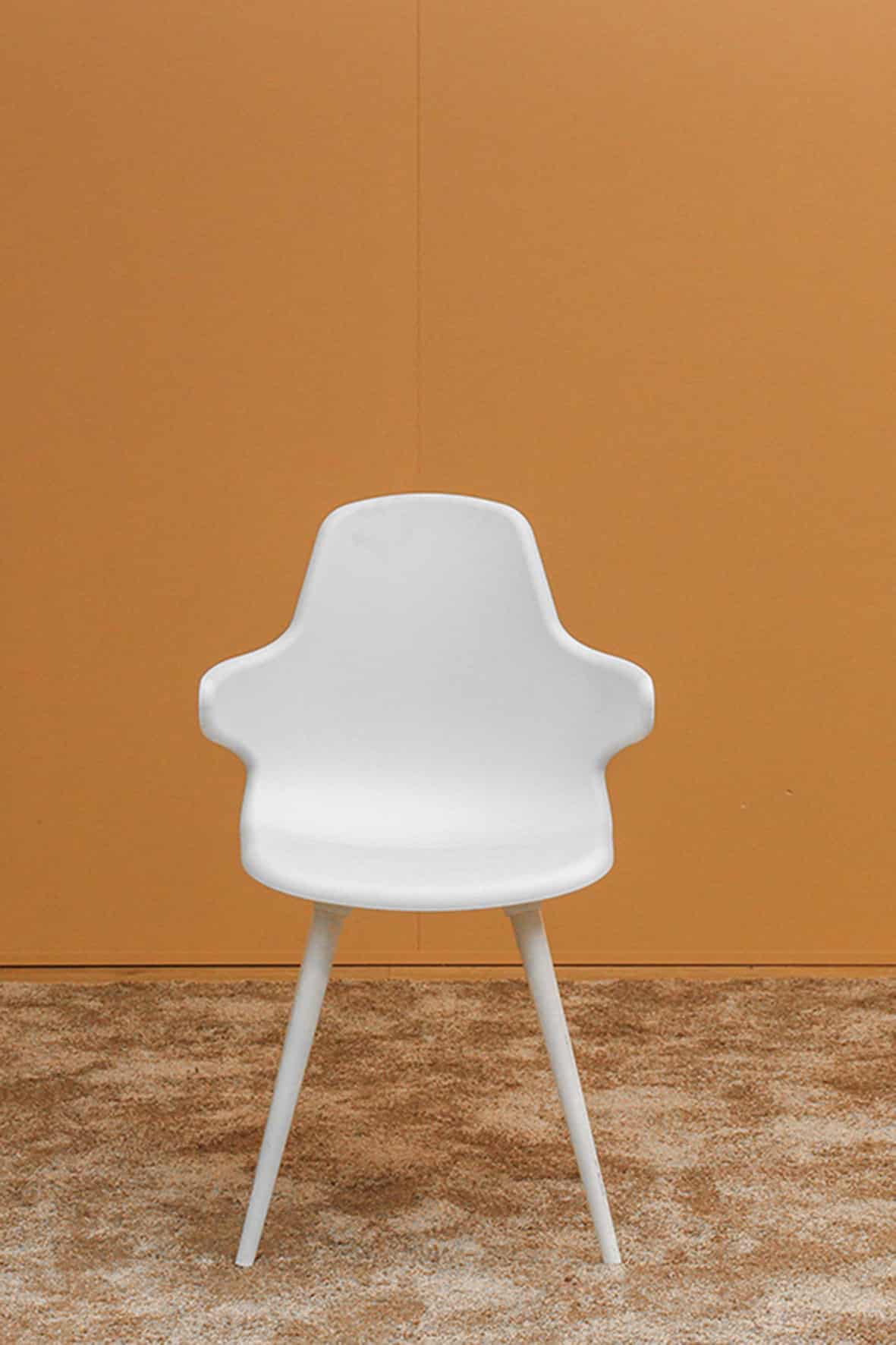 Sitness Urban Stockholm 6.1 Beine weiß/Schale weiß SLF61WW