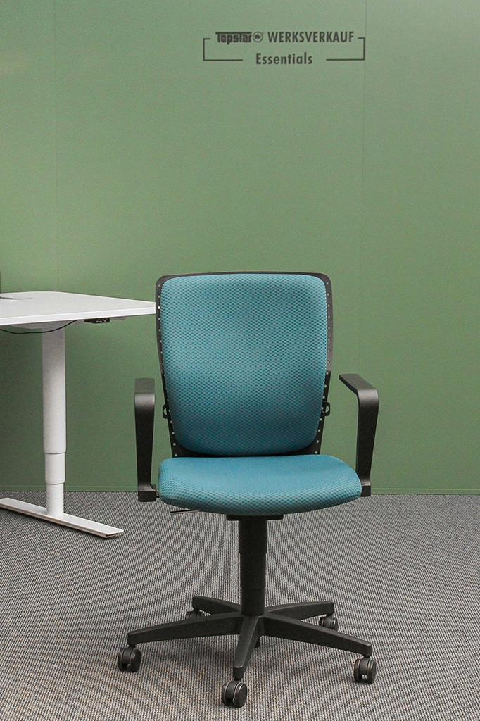 Sitness High Point mit Armlehnen R2 schwarz/petrolblau