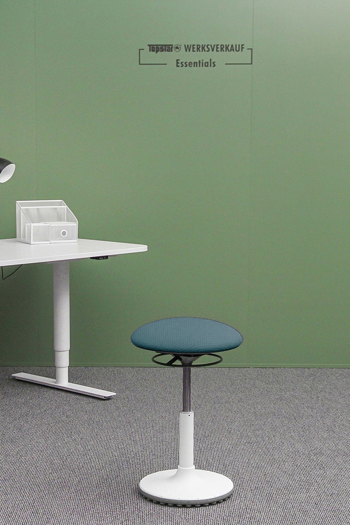Sitness Bob Sondermodell weiss/petrolblau