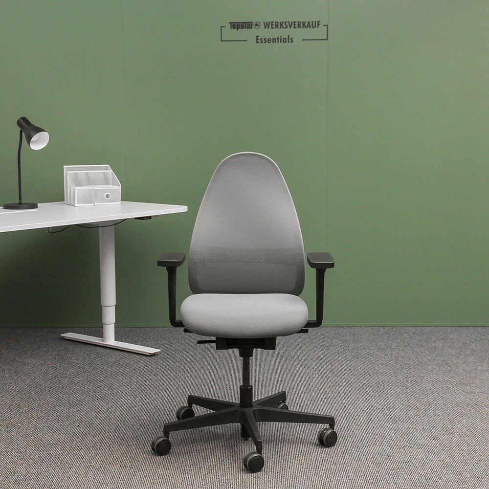 Sitness Art mit Armlehnen grau-grau Sitness Art mit Armlehnen grau-grau