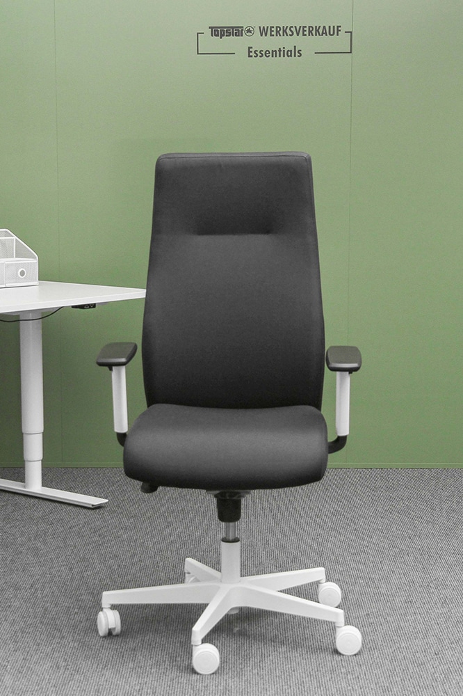 Sitness Life 60 mit Armlehnen TW2 weiß/schwarz