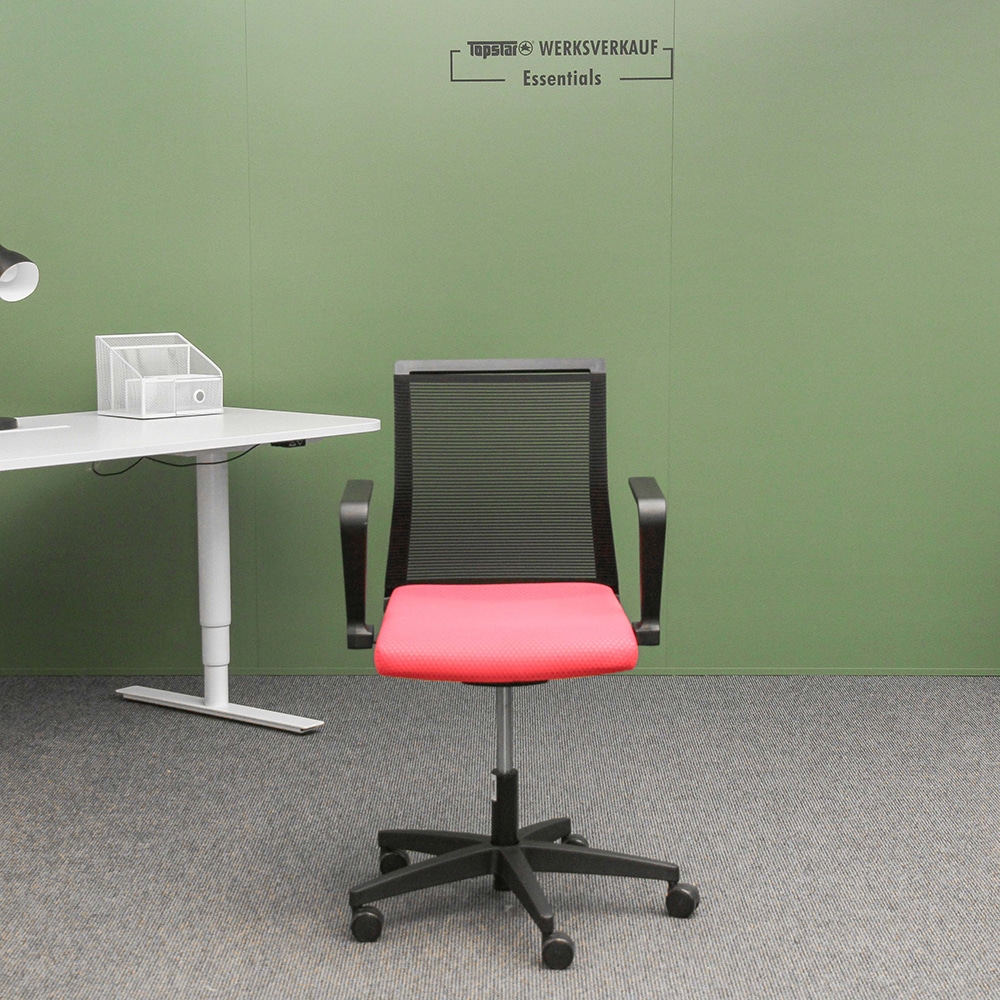 Sitness Smart Point mit Armlehnen R2 schwarz/rosa Sitness Smart Point mit Armlehnen R2 schwarz/rosa