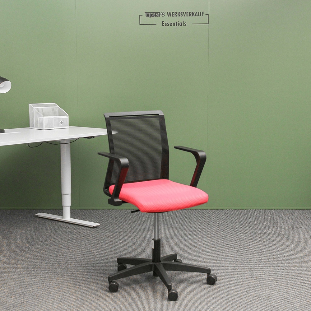 Sitness Smart Point mit Armlehnen R2 schwarz/rosa Sitness Smart Point mit Armlehnen R2 schwarz/rosa