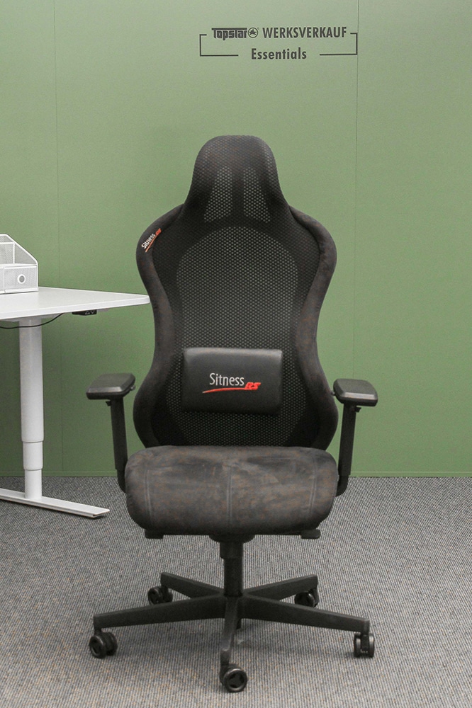 Sitness RS Sport Plus mit Armlehnen TW3 schwarz/Naht blau