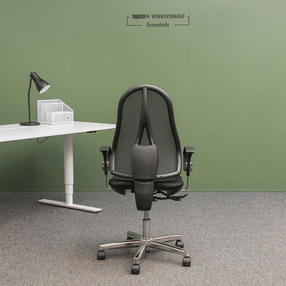 Open Point SY mit Armlehnen U2 chrom/schwarz Open Point SY mit Armlehnen U2 chrom/schwarz