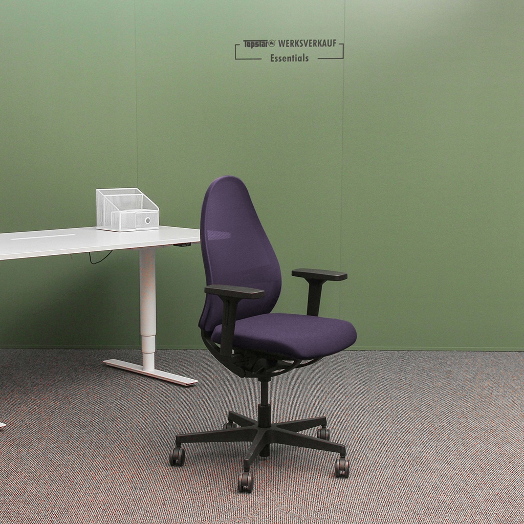 Soft Sitness Art mit Armlehnen O2 schwarz/dunkelviolett Soft Sitness Art mit Armlehnen O2 schwarz/dunkelviolett