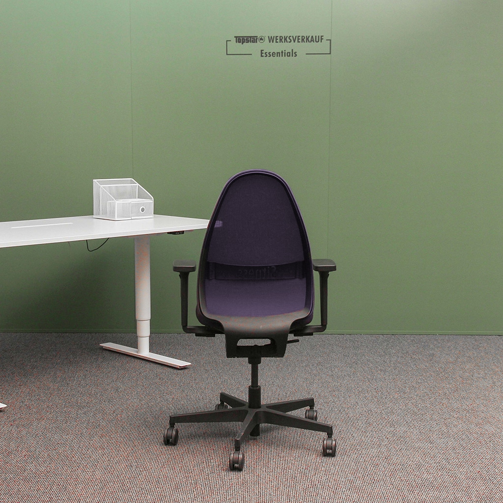 Soft Sitness Art mit Armlehnen O2 schwarz/dunkelviolett Soft Sitness Art mit Armlehnen O2 schwarz/dunkelviolett