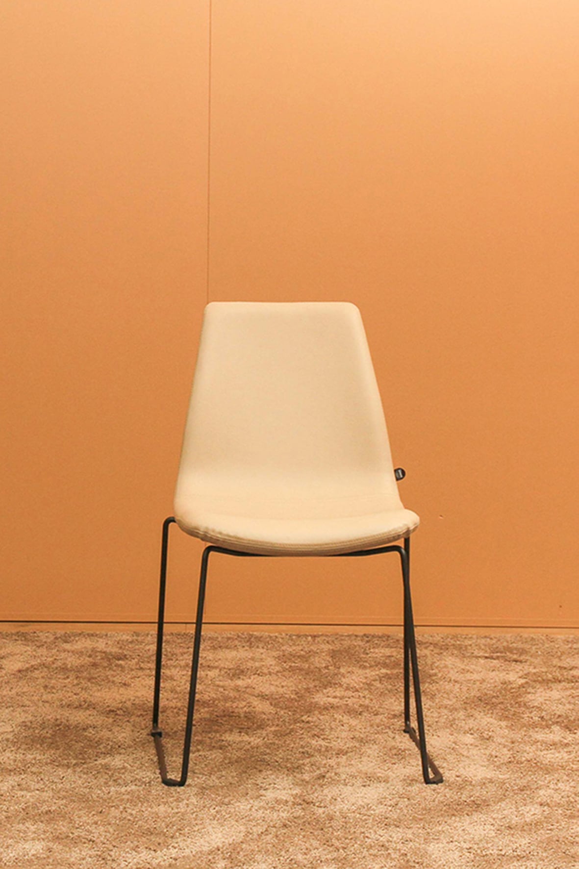 Sitness Urban Paris 1.2 Drahtgestell schwarz/Kunstleder beige