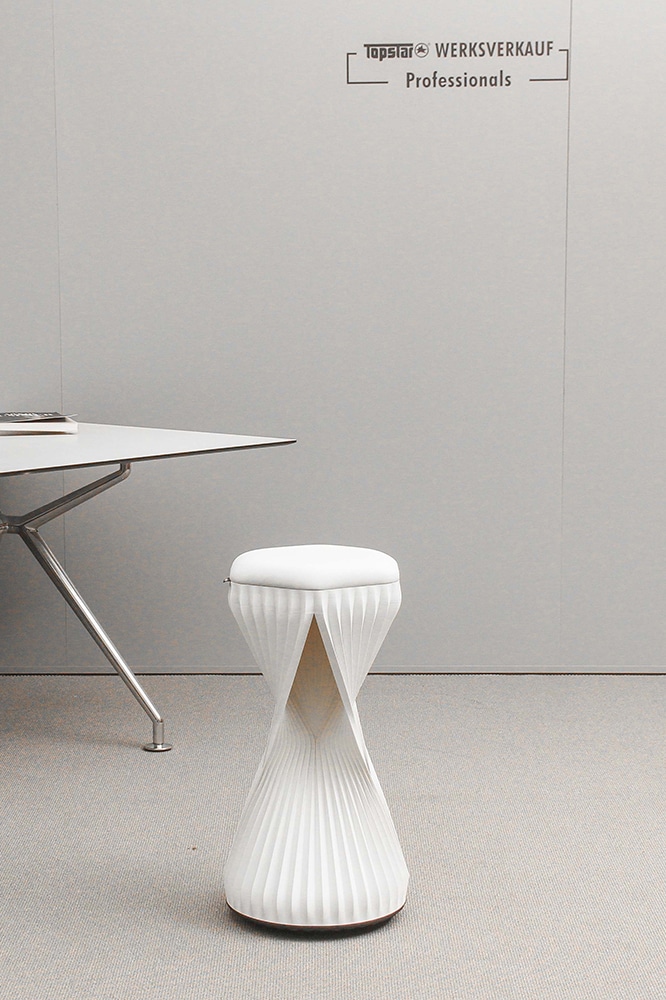 Wagner W3D 670 mm weiss/Stoff creme
