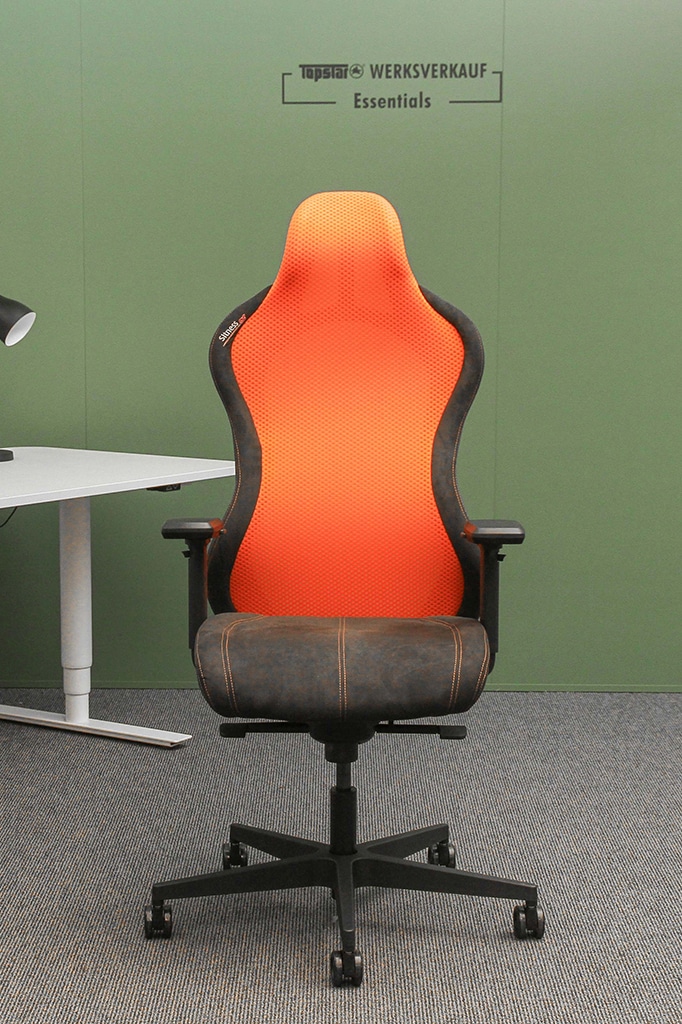 Sitness RS Sport Plus Sondermodell mit Armlehnen TW3 schwarz/orange