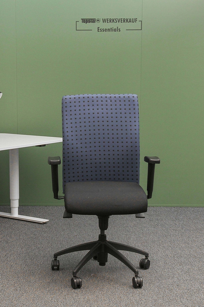 New Workart mit Armlehnen T2 schwarz/blau