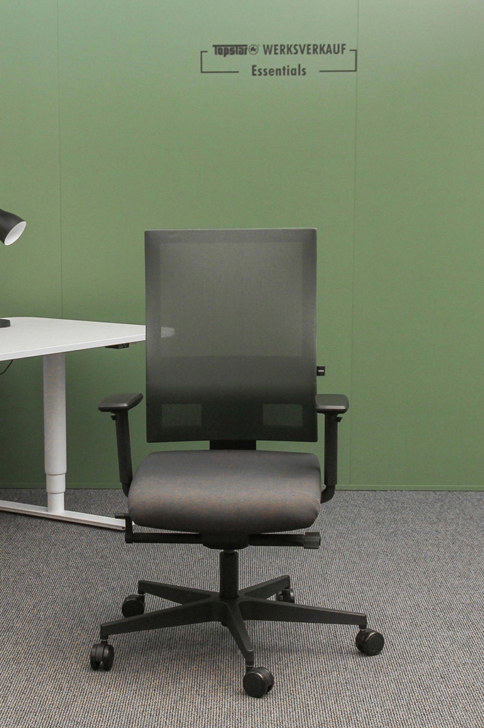 Sitness 60 mit Armlehnen TW2 schwarz/dunkelgrau