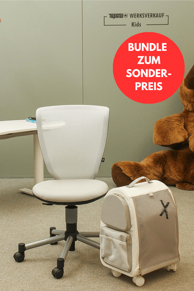 Titan Junior Sondermodell silber/grau-weiß + Sitness X Container grau