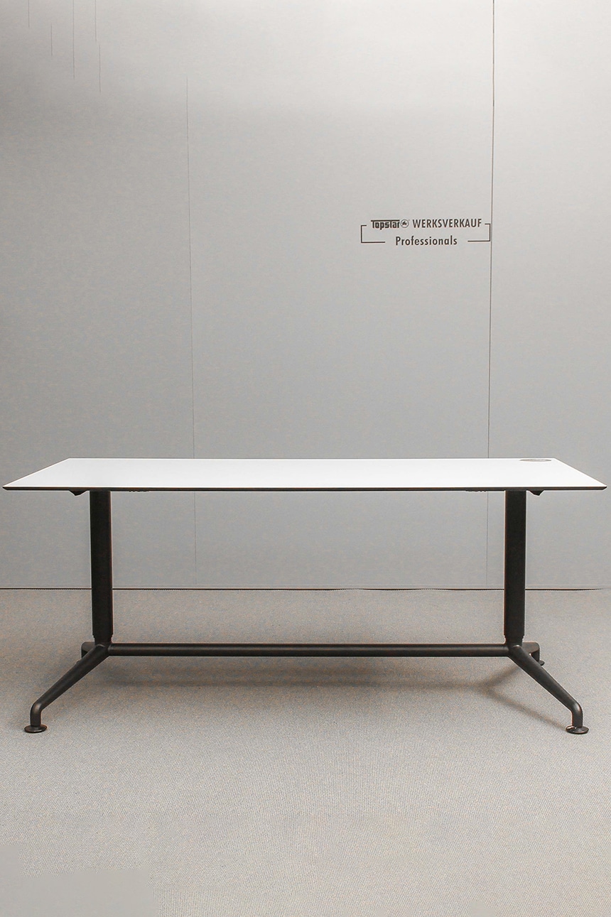 Wagner W-Table E 1800x900 schwarz/HPL Kompaktplatte weiss Magic-Touch