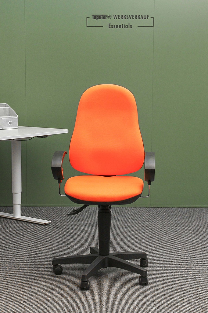 Point 70 mit Armlehnen U2 schwarz/orange