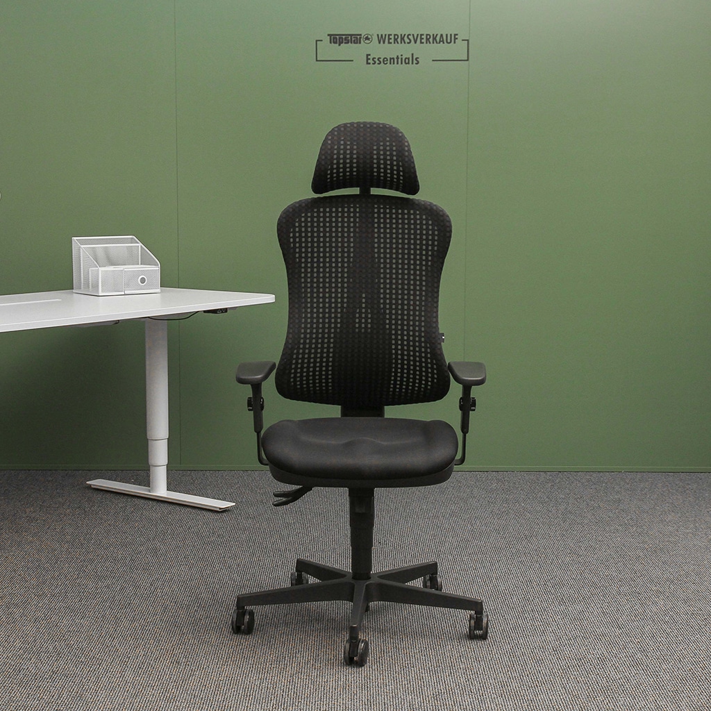 Head Point SY mit Armlehnen und Kopstütze schwarz Head Point SY mit Armlehnen und Kopstütze schwarz